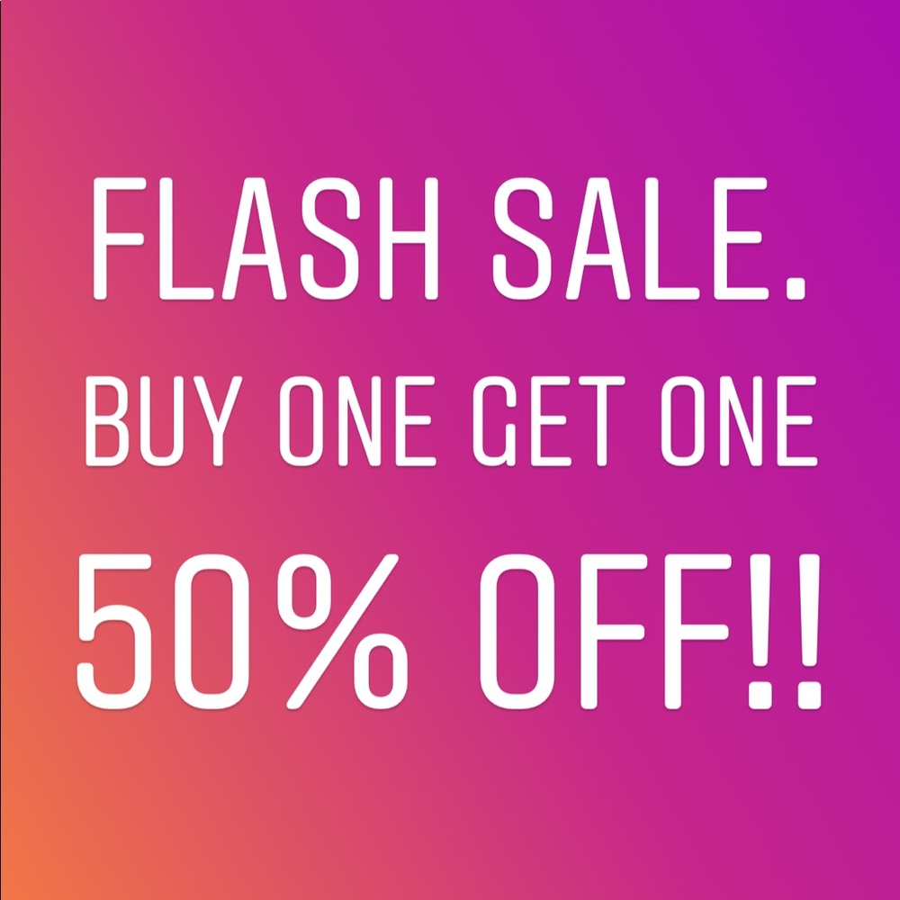 BOGO 50% OFF